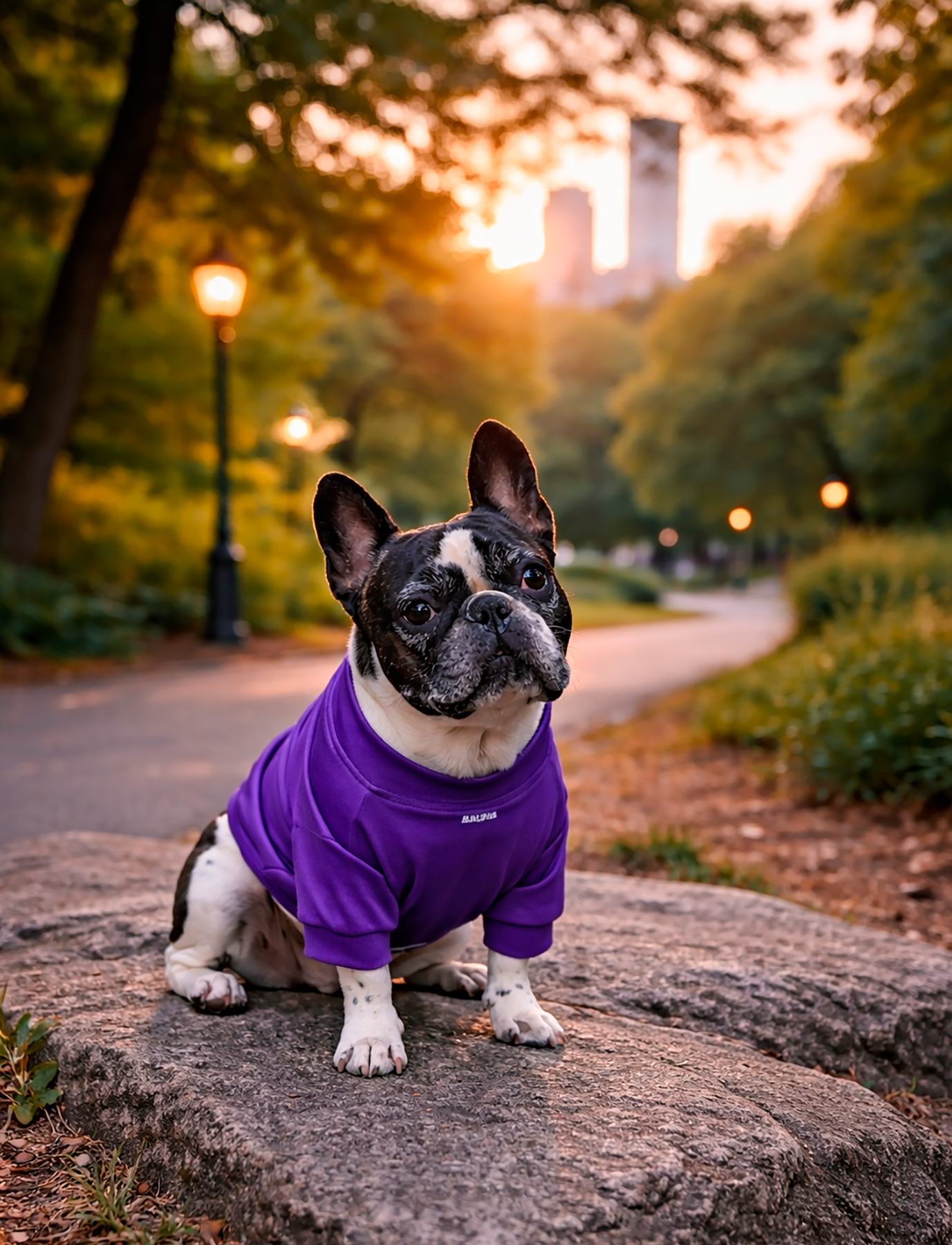 Polera Dryfit® Morada | Efecto enfriamiento