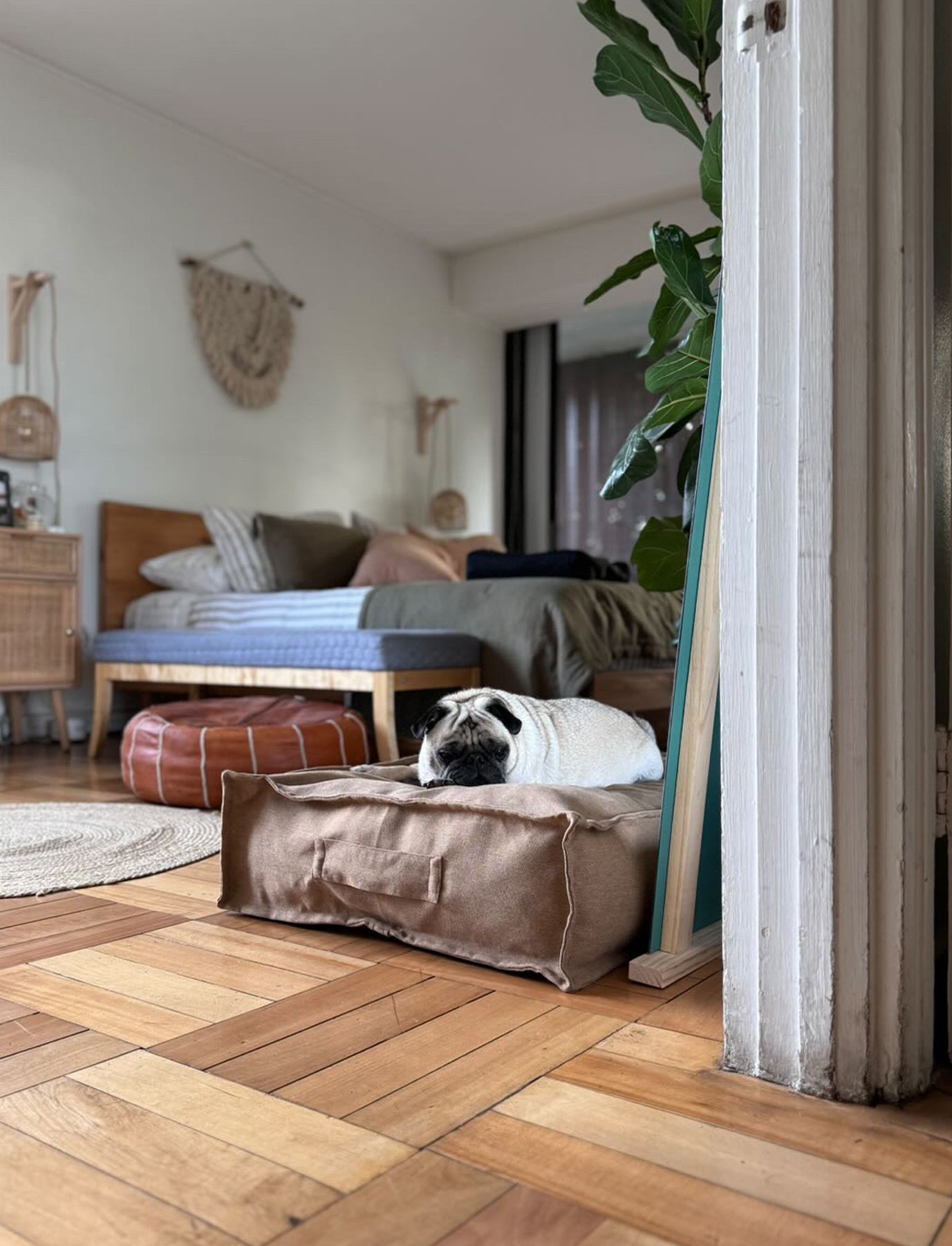 Cama funda desmontable Canela