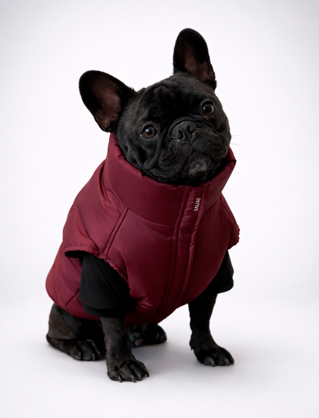 Chaqueta Puffer Burdeo