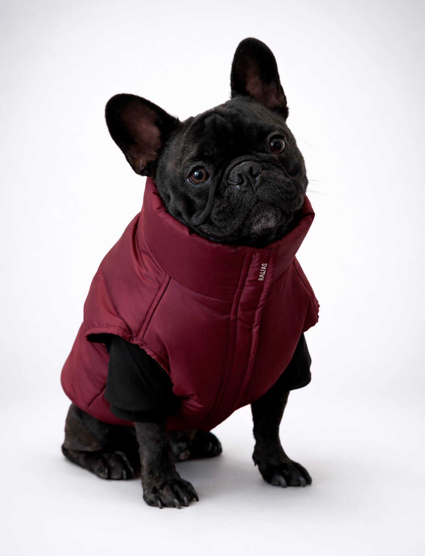 Chaqueta Puffer Burdeo