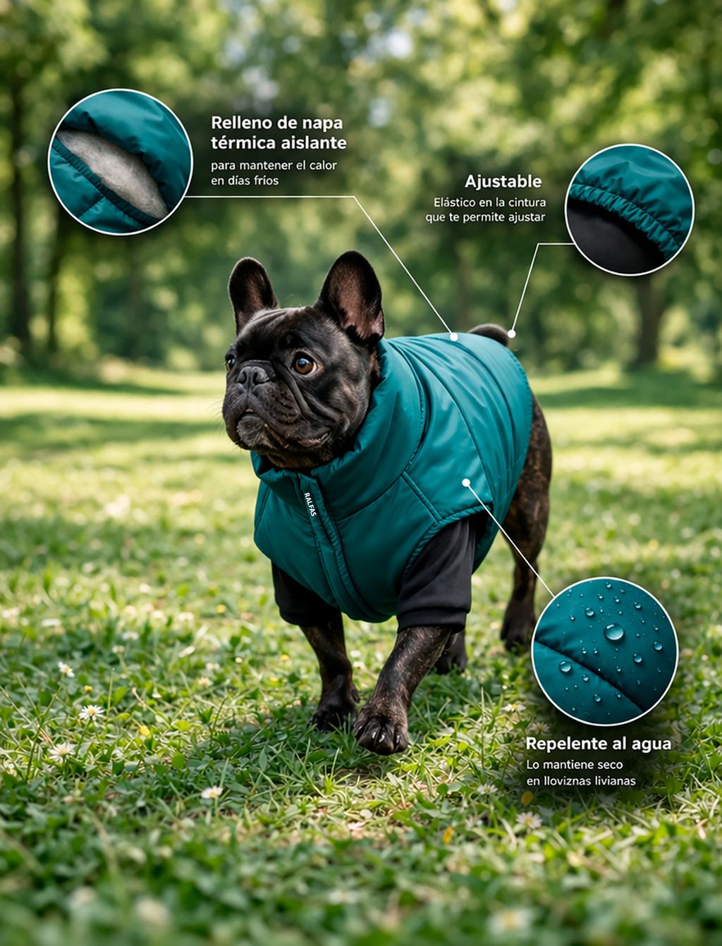 Chaqueta Puffer Verde