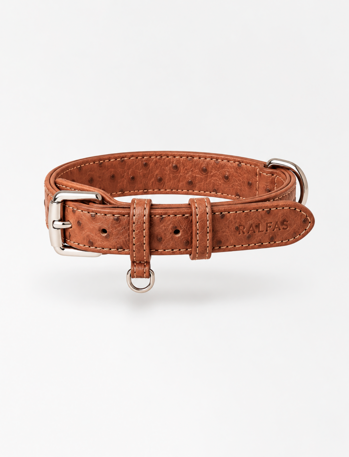 Collar Avestruz Coñac