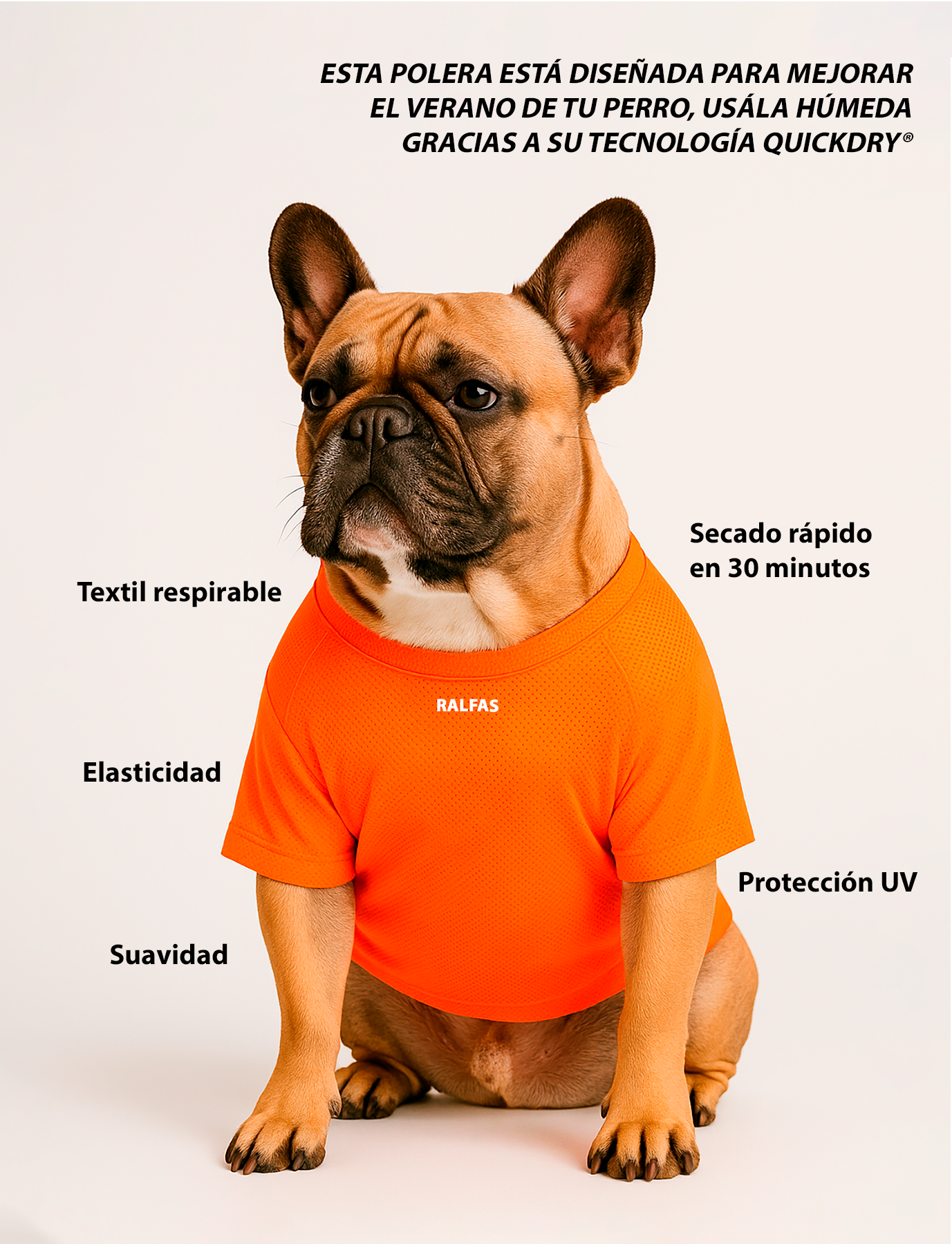 Polera Naranja | Quickdry®
