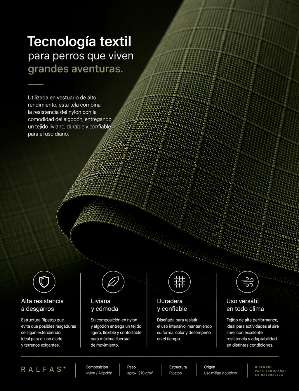 Portador Ergonómico Verde Musgo