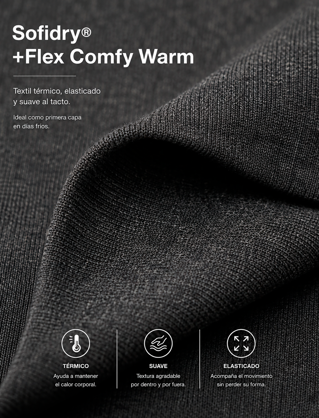 Polera Primera Capa Sofidry® Flex Comfy Warm