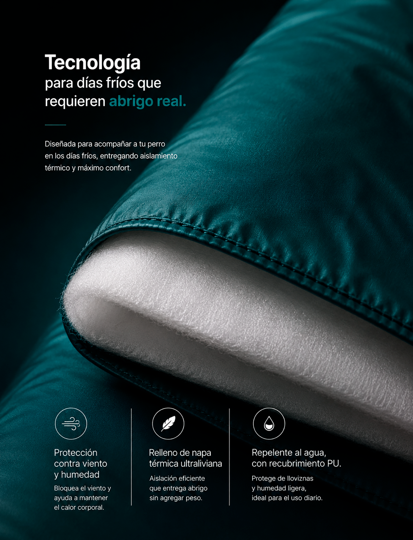 Chaqueta Puffer Verde