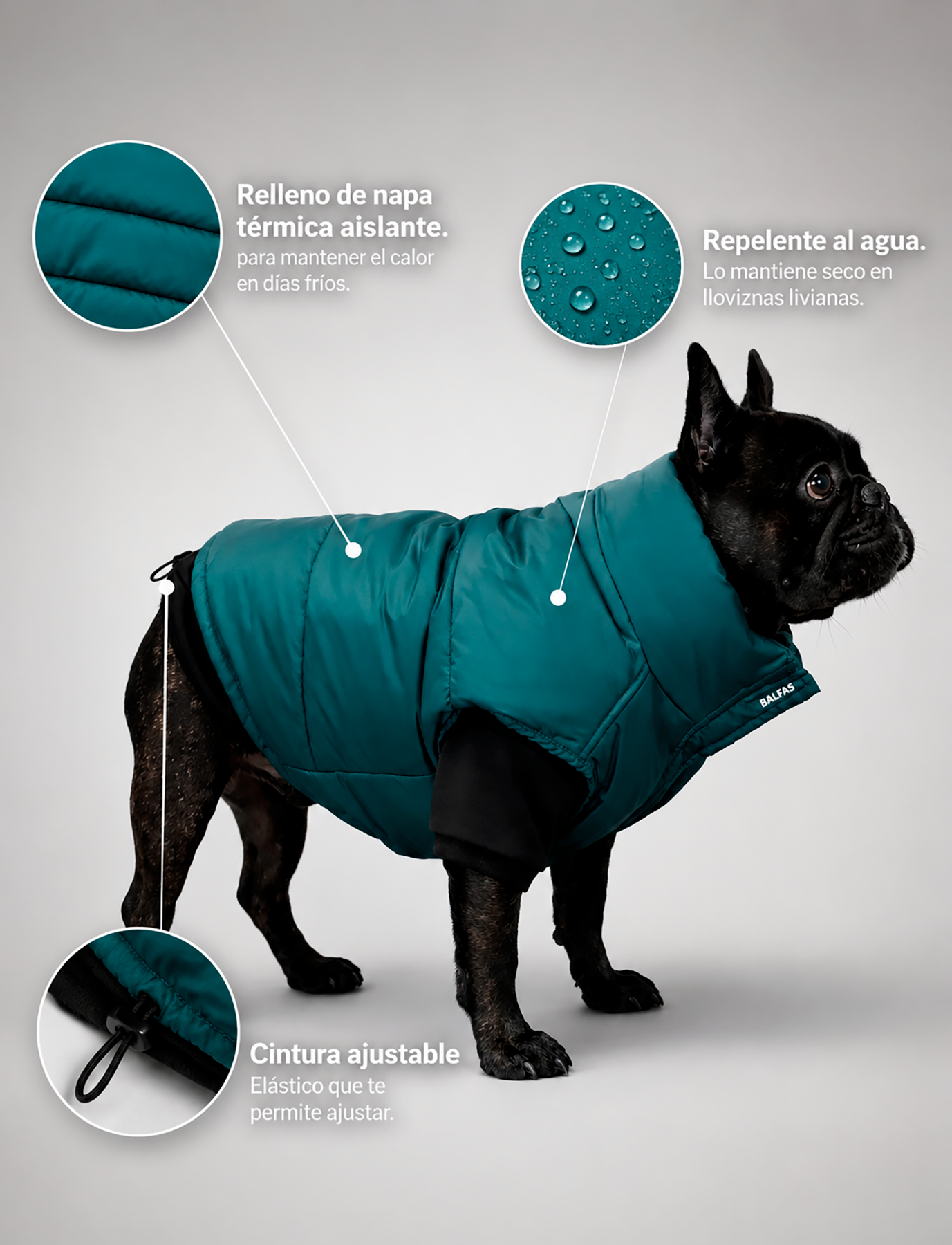 Chaqueta Puffer Verde
