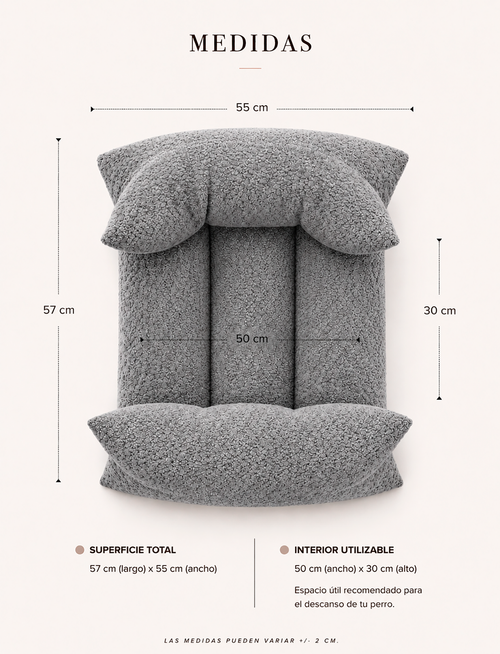 Cama Yoko Gris S