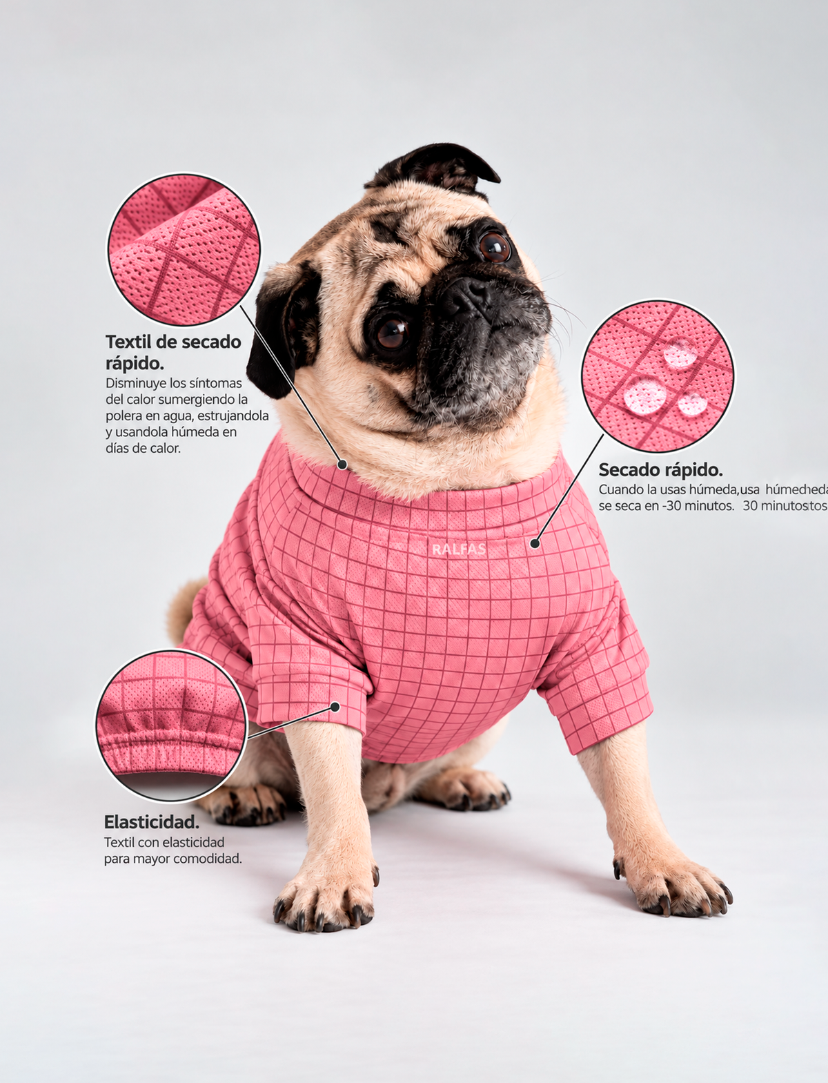Polera de Enfriamiento Rosa